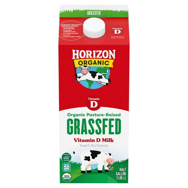 Horizon Organic Grassfed Whole Milk, Vitamin D Whole, 64 fl oz Carton