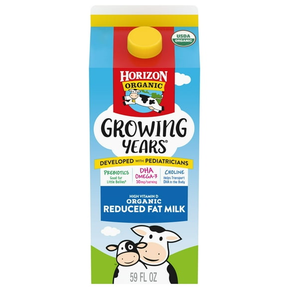 Horizon Organic Growing Years 2% Milk with DHA Omega-3, 59 fl oz Carton