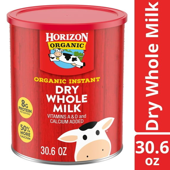 Horizon Organic Instant Dry Whole Milk Powder Canister, 30.6 oz