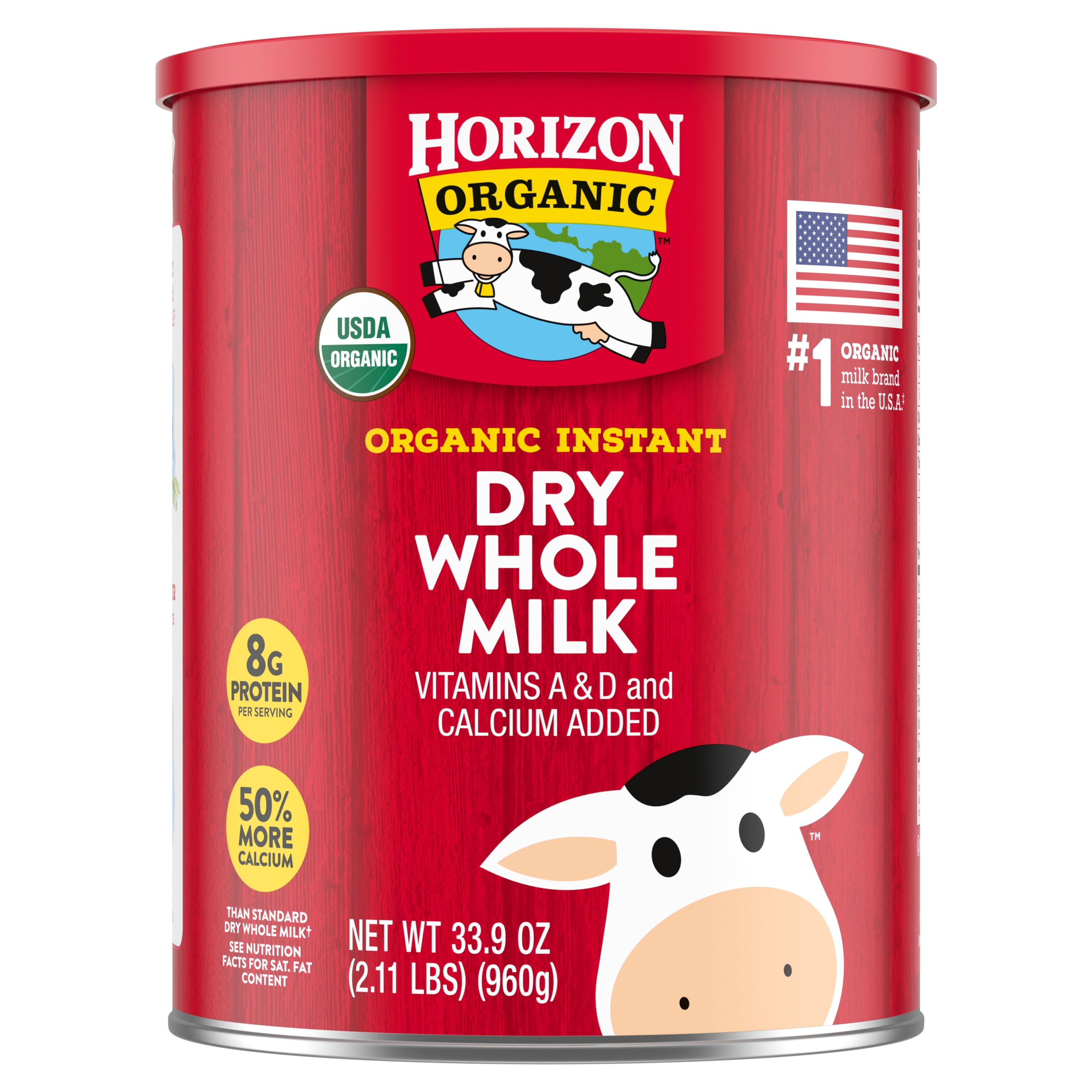 Horizon Organic Instant Dry Whole Milk, 960g + more - Walmart.com