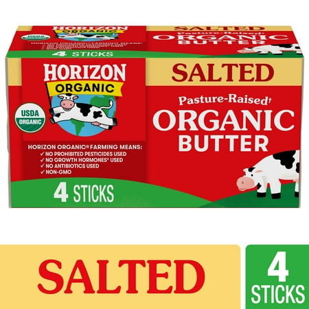 Horizon Organic Salted Butter Sticks, 16 oz, 4 Sticks