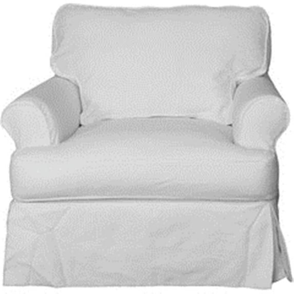 Horizon Slipcovered Chair Warm White