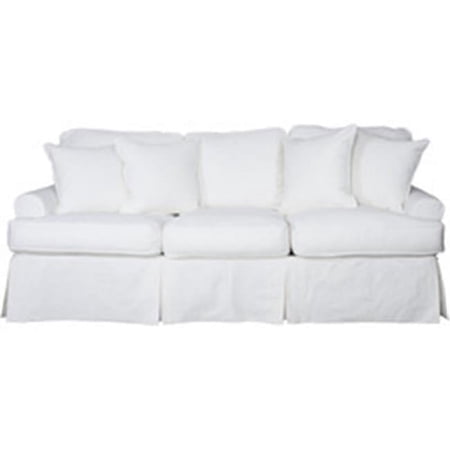 Horizon Slipcovered Sofa  White