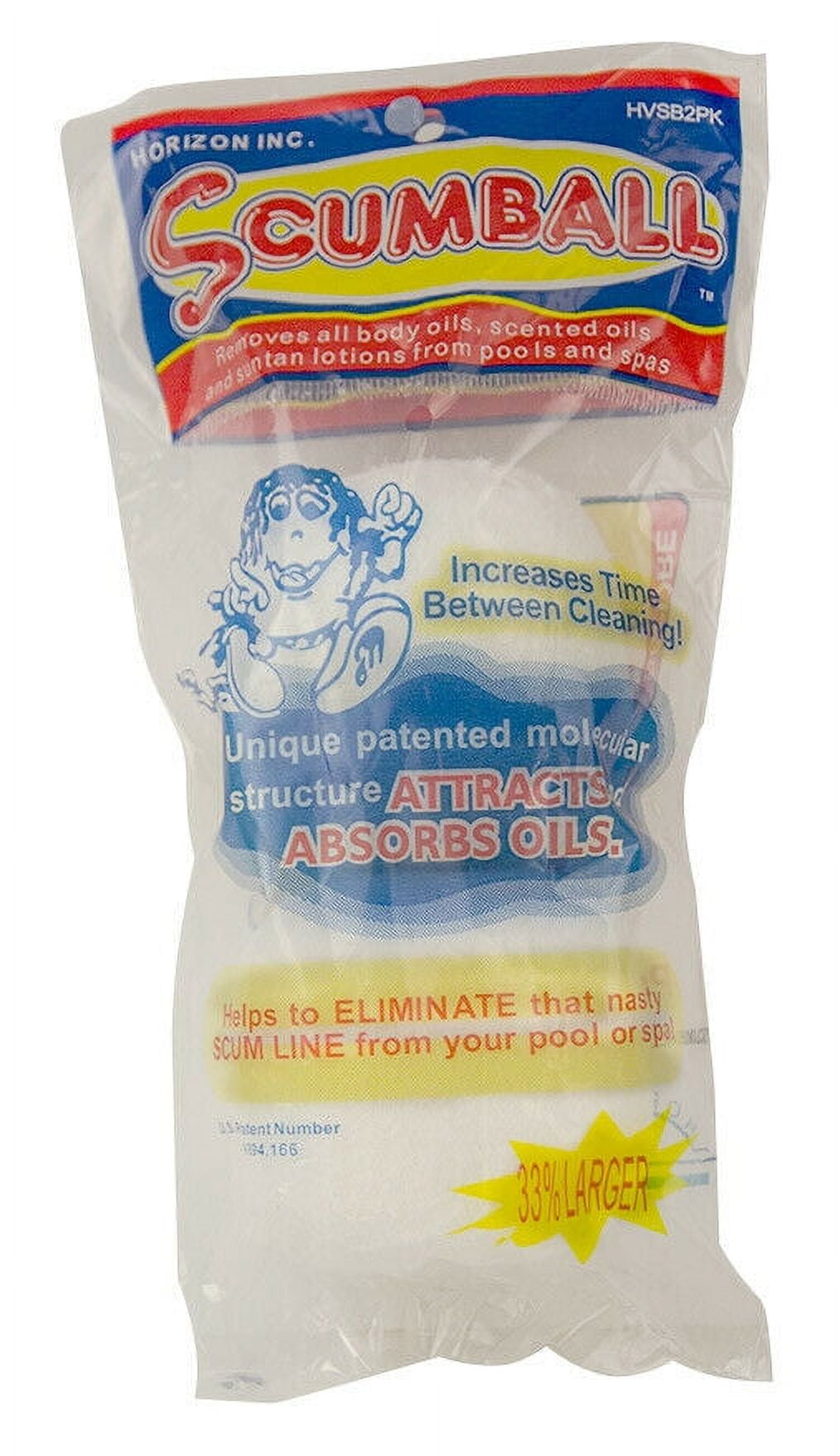 Horizon Ventures The ScumBall for Pools & Spas - 2 Pack