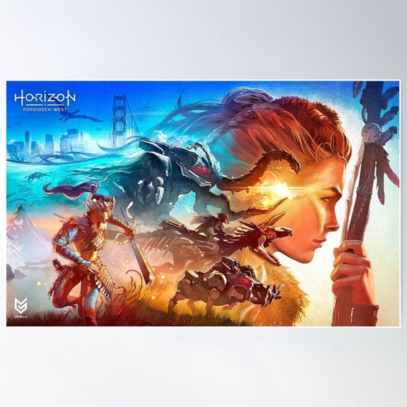 Horizon Zero Down 2 Poster Wall Art, Modern Wall Decor For Living Room Bedroom, 24x36 UNFRAMED