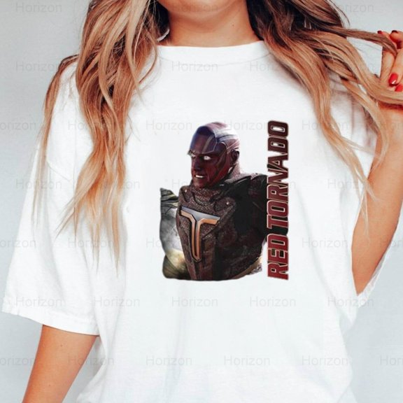 Horizon261 Supergirl DC Red Tornado Seth Lundberg, Superhero, DC T-Shirt, for Unisex, up to size 5XL.