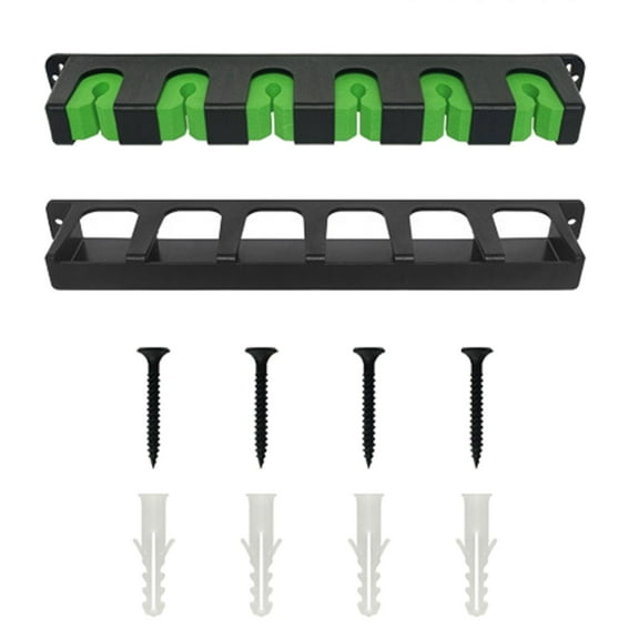 Horizontal 6pcs Fishing Rod Stand Organizers Fishing Rod Rack Holder Wall Mount