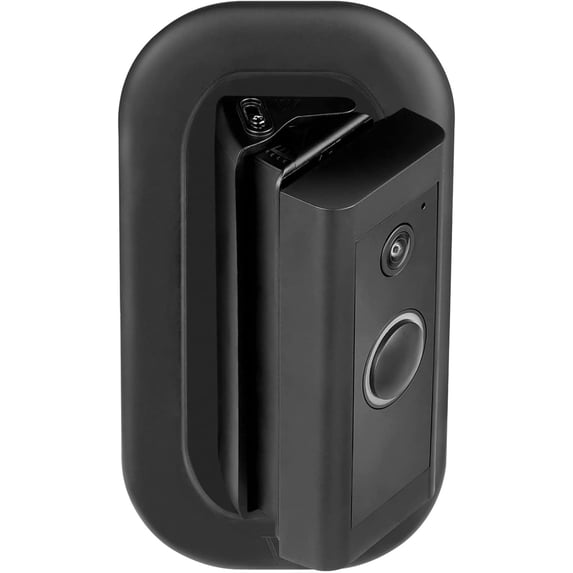Horizontal Adjustable Angle Mount & Wall Plate (35° to 55°) - Compatible with Video Doorbell (Wired)