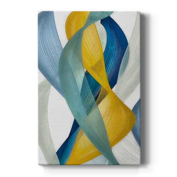 Horizontal Bands I Premium Gallery Wrapped Canvas - Ready to Hang