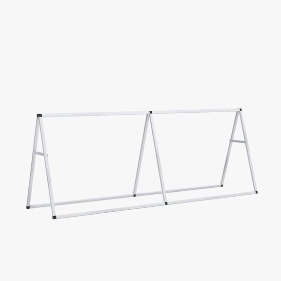 Horizontal Banner A-Frame – 3ft x 8ft Outdoor Sideline Banner Stand – Portable and Weather-Resistant Frame Banner – Promotional and Sporting Events