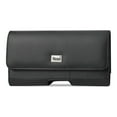 thumbnail image 1 of Horizontal Black Leather Magnetic Extra Pocket Case is compatible with Samsung Galaxy s25 , s24 , s23 , S22 , S21 , S20 Regular size Phone with any cover on. Will NOT fit Ultra or Plus size phones., 1 of 3