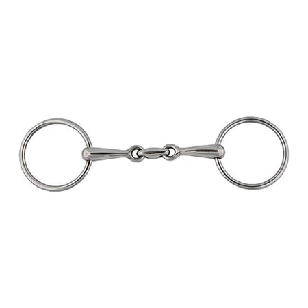 Horizontal Elliptical Link Snaffle Bit - 5 in.