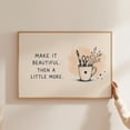 Horizontal English Quote Poster, Make It, Landscape Craft, Creative ...