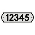 thumbnail image 1 of Horizontal Fancy Address Numbers for Outside, Custom, 911 Super Reflective Vinyl Stickers, Easy Peel and Stick Personalized Home/Office/Warehouse/Mailbox Address (1Pack, 8"x2"), 1 of 5