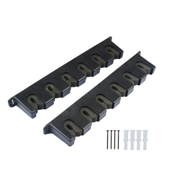 Horizontal Fishing Rod Holder for 6 Fishing Poles Wall Mounted Storage