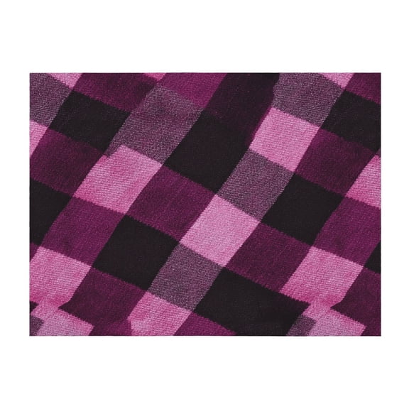 Horizontal Flannel Blanket Is Light Warm Soft Anti-Pilling Anti-Wrinkle Anti-Allergy And No Hair Loss For Bed And Sofa Camping Travel Argyle Plaid Darkorchid_1