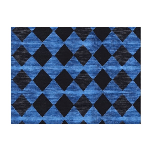 Horizontal Flannel Blanket Is Light Warm Soft Anti-Pilling Anti-Wrinkle Anti-Allergy And No Hair Loss For Bed And Sofa Camping Travel Argyle Plaid Doderblue_2