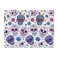 thumbnail image 1 of Horizontal Flannel Blanket Is Light Warm Soft Anti-Pilling Anti-Wrinkle Anti-Allergy And No Hair Loss For Bed And Sofa Camping Travel Festive Cute Sugar Skulls (4), 1 of 8