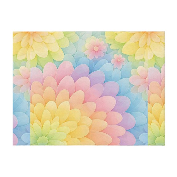 Horizontal Flannel Blanket Is Light Warm Soft Anti-Pilling Anti-Wrinkle Anti-Allergy And No Hair Loss For Bed And Sofa Camping Travel Lightgreen Tie Dye Background Rainbow Colors_3