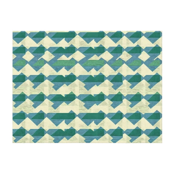 Horizontal Flannel Blanket Is Light Warm Soft Anti-Pilling Anti-Wrinkle Anti-Allergy And No Hair Loss For Bed And Sofa Camping Travel Lightseagreen Colorful Houndstooth_1