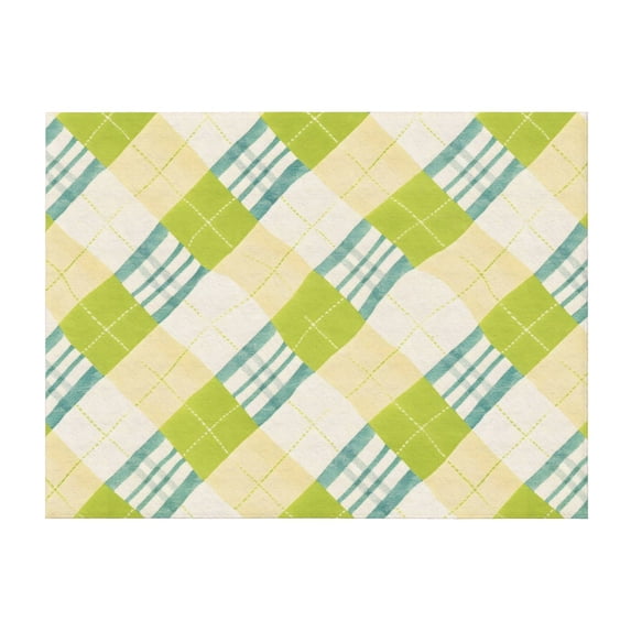 Horizontal Flannel Blanket Is Light Warm Soft Anti-Pilling Anti-Wrinkle Anti-Allergy And No Hair Loss For Bed And Sofa Camping Travel Lime Houndstooth Hand-Drawn Sketch_1