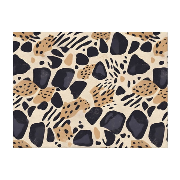 Horizontal Flannel Blanket Is Light Warm Soft Anti-Pilling Anti-Wrinkle Anti-Allergy And No Hair Loss For Bed And Sofa Camping Travel Tiger Skin Print Style Dimgray_4