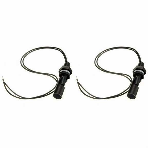 Horizontal Float Sensor Switch Side Mount Liquid Water Level Sensor Controller Automatic Water Pump Controller Tank Pool,2 x Liquid float switch