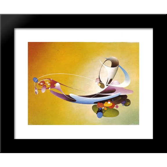 Horizontal Galaxy 20x24 Framed Art Print by Naumovski, Vangel