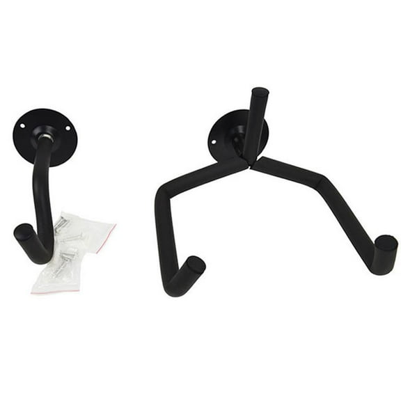 Metal Guitar Hanger Stand - Black, 21*20cm, Wall Mount for Guitar Display