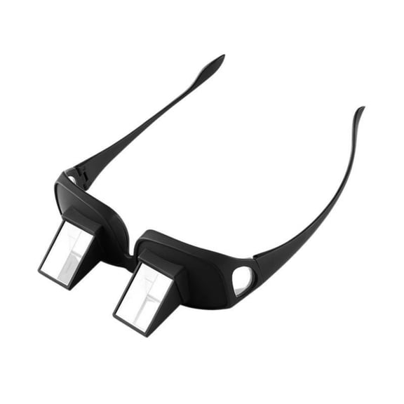Horizontal Lazy Glasses, HD Prism Reading Glasses, Wear Over Prescription Bed Viewing Aid For Supine Position