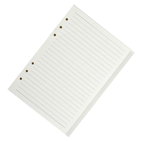Horizontal Line Paper A 5 Grids Refill Paper 80 Sheets 6 Holes Replacement Sheets for Notebook Sketch Painting