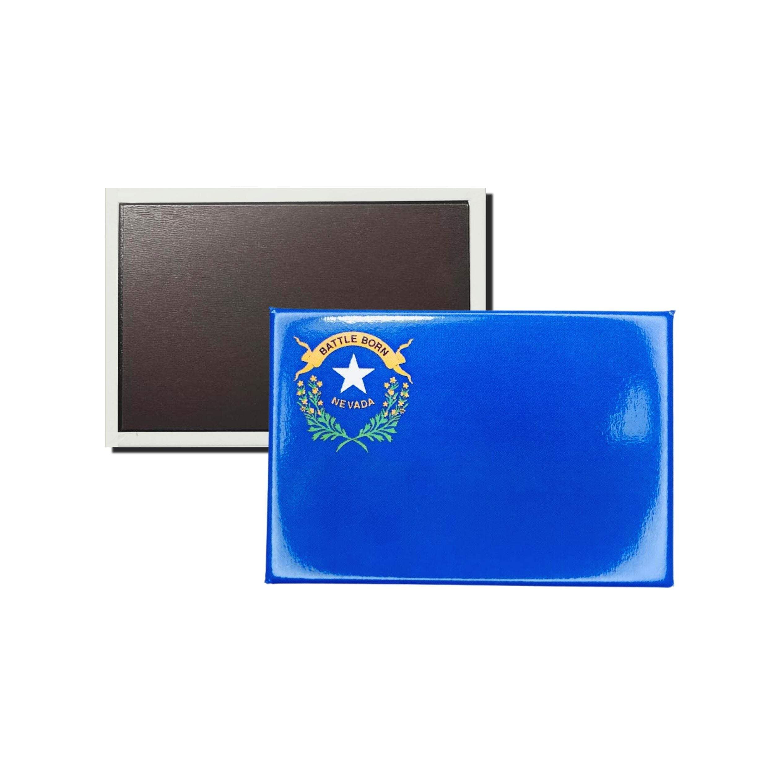 Horizontal Magnet - State Flag Nevada - USA | State Flag Magnet | USA ...