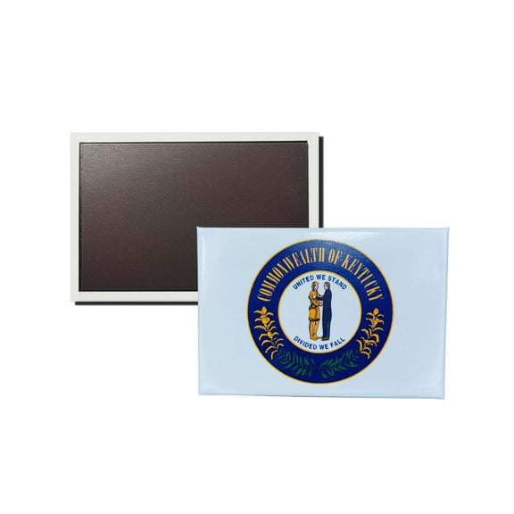 Horizontal Magnet - State Seal Kentucky - USA | Refrigerator Decor Accent, Travel Souvenir, Collectible Keepsake, Home  Office Magnet