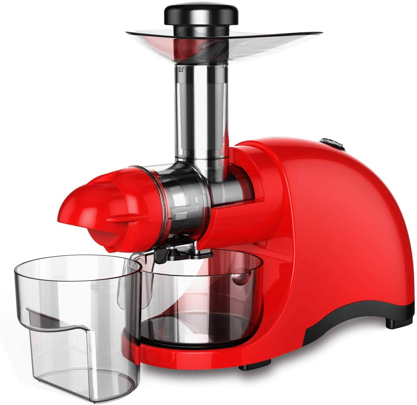 Horizontal Masticating Juicer, Cold Press Professional Juicer Slow