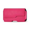 thumbnail image 1 of Horizontal Pink leather Magnetic Case with Belt loops fits iPhone 11 (will not fit pro models), 1 of 3