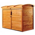 thumbnail image 1 of Horizontal Refuse Storage Shed- Brown, 1 of 1