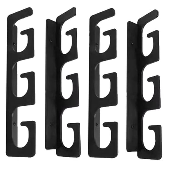 Horizontal Rod Stand 6 Rod Fishing Rod Holder Wall Ceiling Storage Rack Fishing Rod Holder Storage Tool Easy to Use