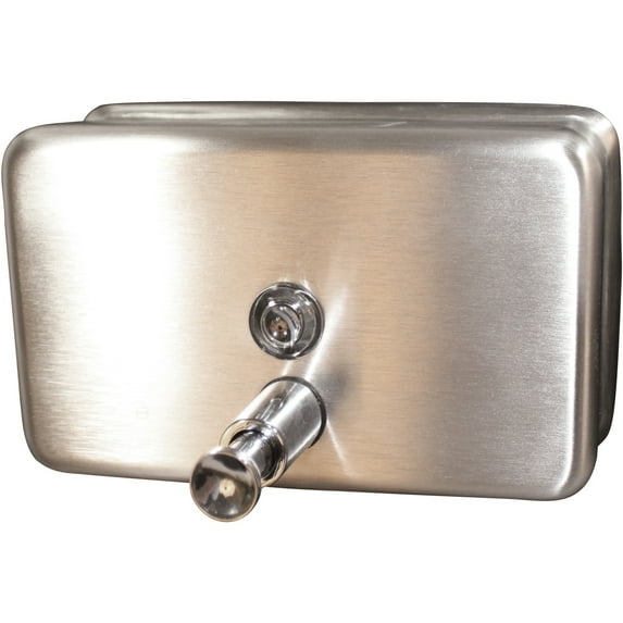 Horizontal Stainless Steel Soap Dispenser