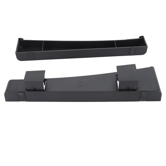 Horizontal Stand for Slim Console Accessories Anti Slip Base Holder Stand Stable Desk Organizer Dock and Elevated Space Saving Cooling Mount Station Dual Unit Set for Slim Disc Digital Editions Black