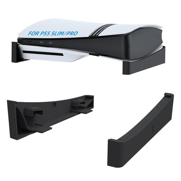 Horizontal Stand for PS5 Pro Accessories ,Base Stand Compatible with Playstation 5 Pro/Slim Disc & Digital Edition (Black)