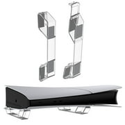 Horizontal Stand for PS5 Slim Console, Transparent Base Stand Accessories Compatible with Playstation 5 Slim Disc /Digital Edition
