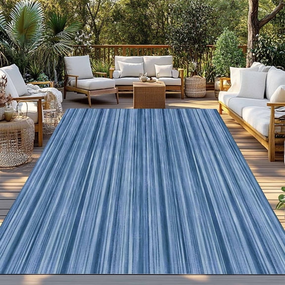Wildlife Scene Indoor Outdoor Rugs 5x7 Ft, Nature Deer Bear Pine Trees ...