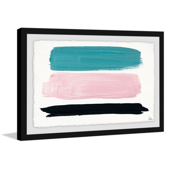 Horizontal Swatches Framed Painting Print