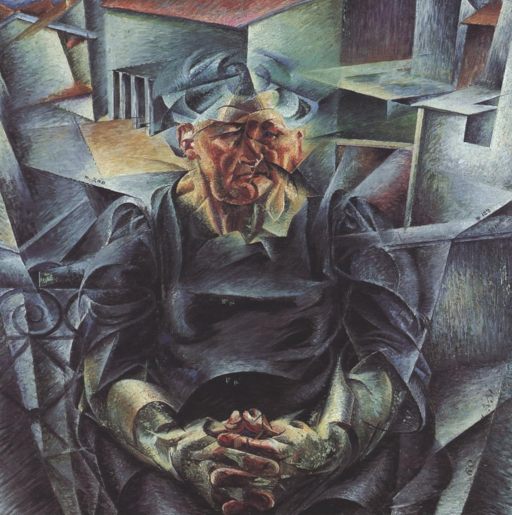 Horizontal Volumes 1912 Canvas Art - Umberto Boccioni (18 x 24)