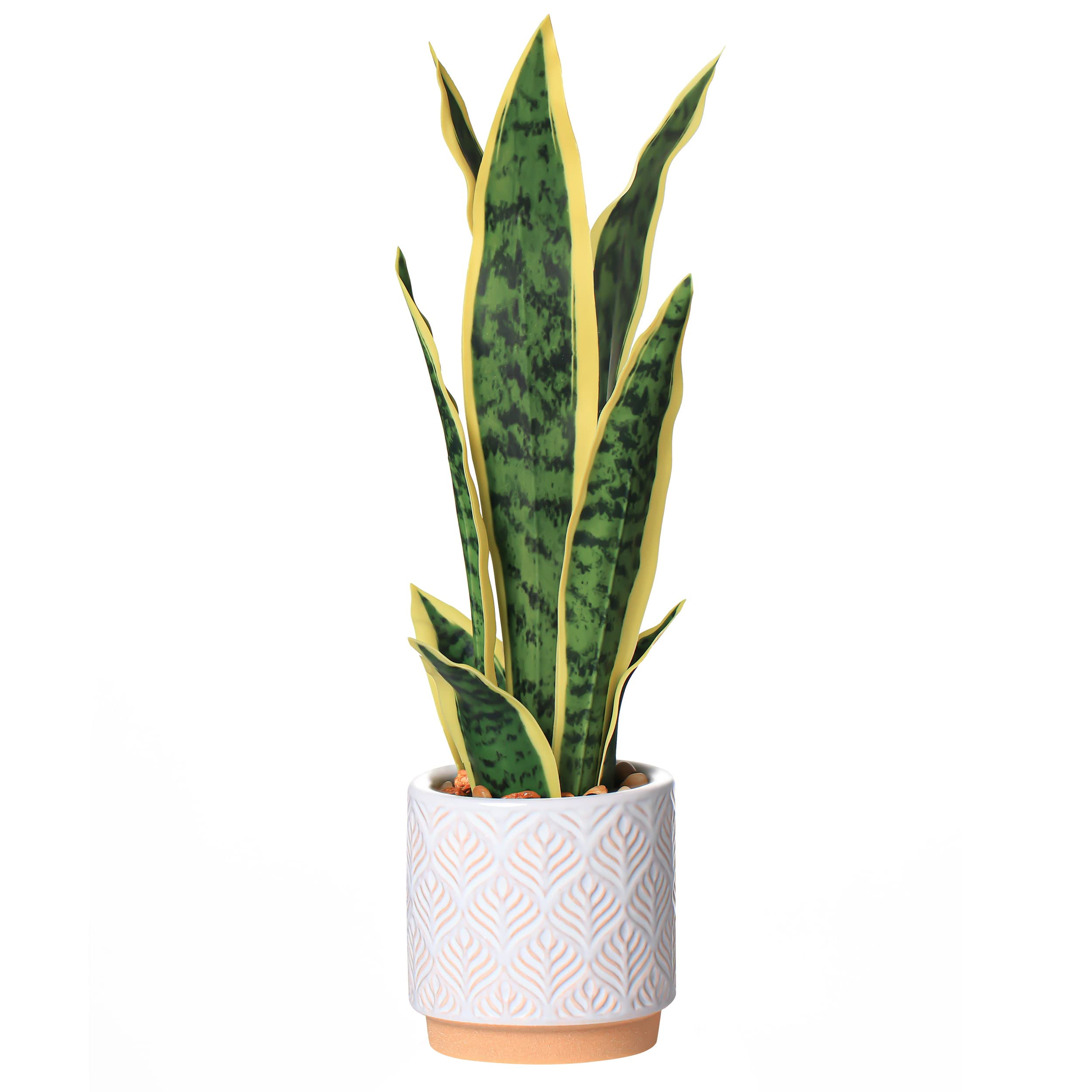 Horjamy Artificial Snake Plant Fake Snake Plant 16