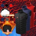 thumbnail image 1 of Horkkom Mens Heated Jacket with No Battery, Rechargeable USB Heated Vests Winter Warm Heated Coat with Zipper Pockets XL, Gifts for Women, 1 of 4