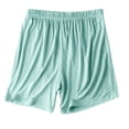 thumbnail image 1 of Horkkom Sleep Shorts Women Plus Size Elastic Waist Solid Color Pajama Pants Solid Color Comfy Night Shorts M, Gifts for Women, 1 of 4
