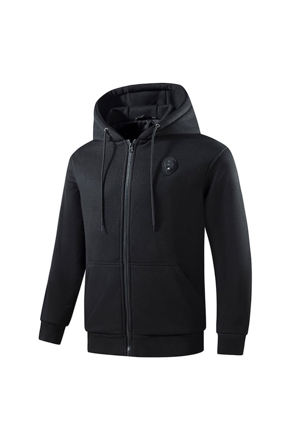 Winter Jackets for Men Women Rechargeable USB Waterproof Heated Jackets Winter Coats with Hood Ziper Pocket M, Gifts for Women