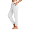 thumbnail image 1 of Horkkom Womens Linen Pants Straight Leg Elastic Waist Beach Pants Breathable Casual Comfy Pants, S-2XL, 1 of 5