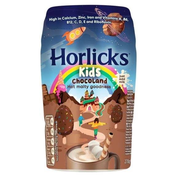Horlicks Kids Chocoland 270g - Chocolate Malted Drink